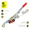 Segomo Tools 4 Ton Hvy Duty 3 Hook Steel Cable Dual Gear Power Ratchet Puller Syst 9001882B - alternate 3